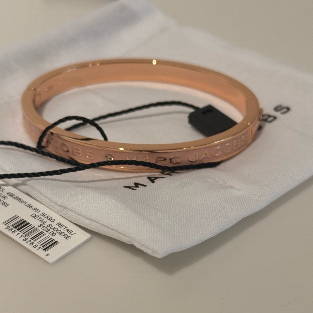 NWT Marc Jacobs rose gold / rose bangle - XS / S - Picture 3 of 5